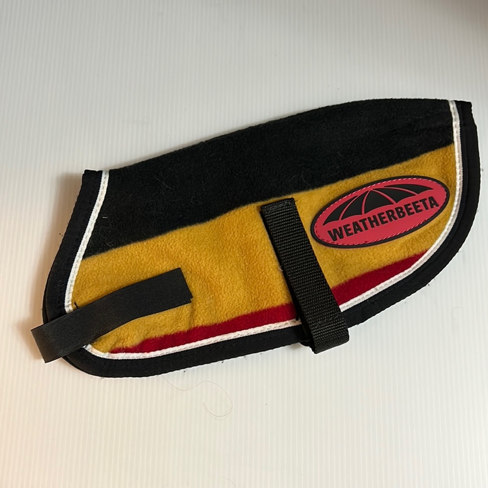 Weatherbeeta Fleece Dog Coat/ Blanket Sandown Stripe - Size Small